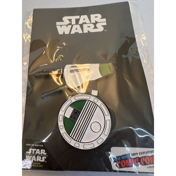 2019 COMIC CON EXCLUSIVE Star Wars Rise Of Skywalker D-O Droid Pin #137891 - Picture 2 of 4